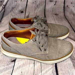 Skechers Men’s Gray Classic Fit Memory Foam Lace Up Sneakers Size 10 Comfort